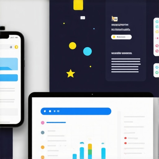 Illustration of AI analyzing local search and customer review data for SEO optimization
