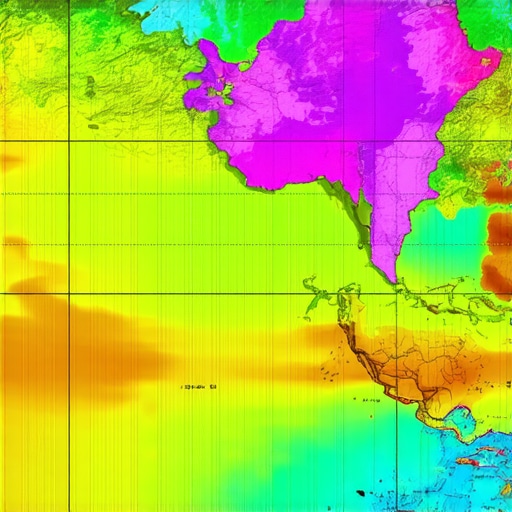 Map illustrating real-time data-driven geogrid adjustments