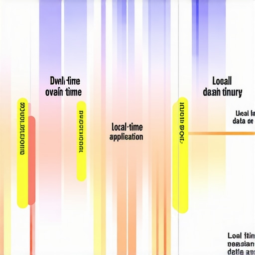 Infographic showing geo-behavioral data flow for local GMB optimization