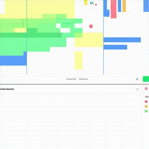 Screenshot of GeoGrid tracking interface displaying local ranking zones