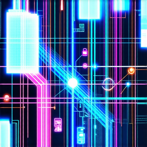 AI-Enhanced GeoGrid City Map Futuristic city map with digital overlays representing AI-powered GeoGrid analysis