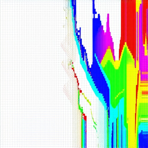 Futuristic map visualization showing AI-powered geogrid zones and heatmaps