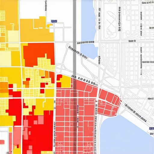 Advanced Geospatial Data Analysis in Local SEO GIS map with heatmaps, demographics, and analytics dashboards demonstrating geospatial analysis for local SEO