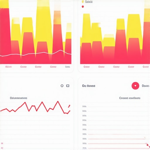 Dashboard with heatmaps and trend graphs showing local search data