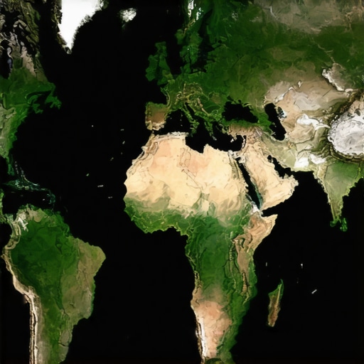 Visual representation of diversified geogrid signals across multiple local map zones