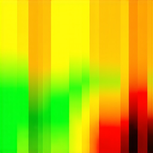 Heatmap illustrating layered geospatial data analysis for local search optimization