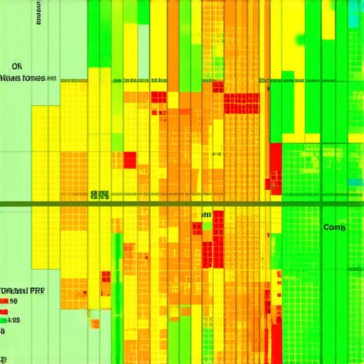 Urban Heat Map for Local SEO A city heat map showing environmental factors influencing consumer activity and SEO strategies.