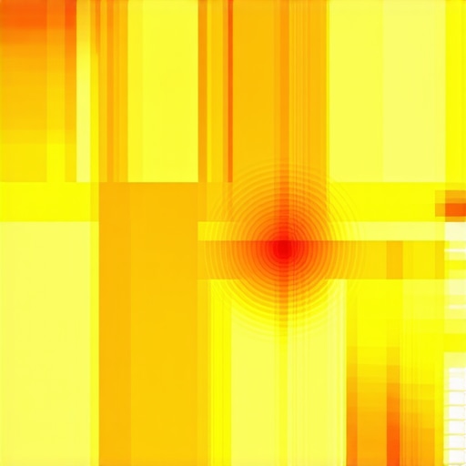 Heatmap showing high search activity zones in a city for local SEO