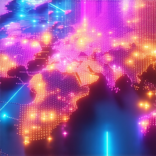 Futuristic AI system visualizing spatial data for advanced local SEO strategies