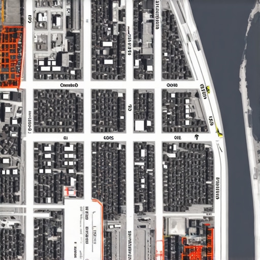 Satellite map demonstrating dynamic geogrid overlays responding to local activity and data signals