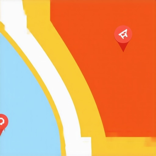 Map showing layered geogrid signals for local search optimization