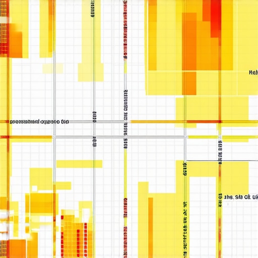 City map overlay with heatmaps highlighting active zones and strategic targeting areas