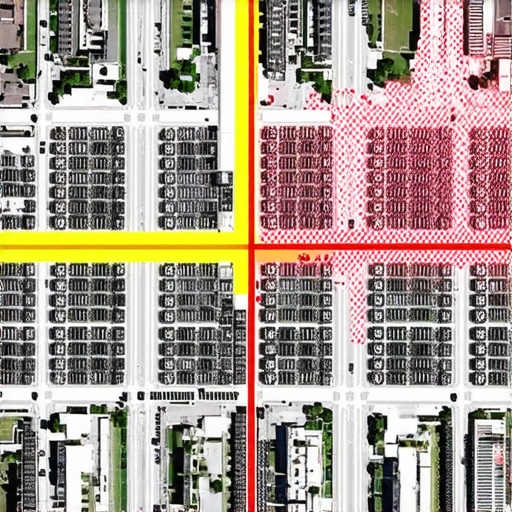 Visual representation of advanced geogrid tracking with micro-movement analytics and real-time data