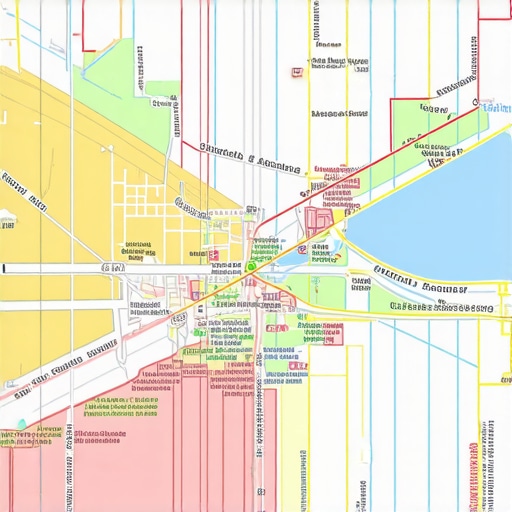 Detailed GIS map with demographic overlays and ranking heatmaps