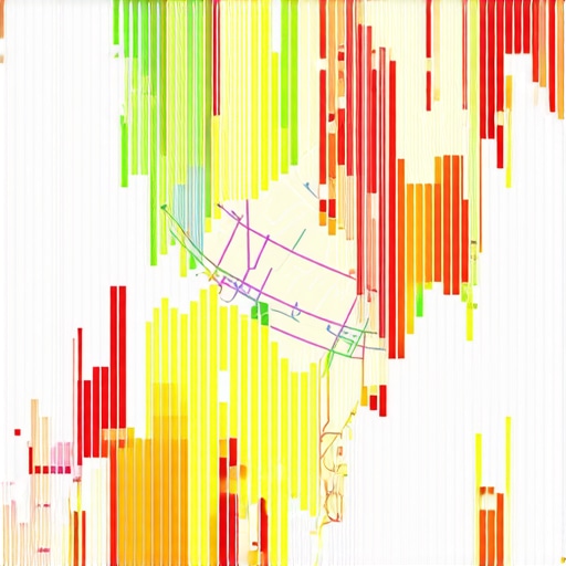 Futuristic digital map displaying dynamic geospatial grids and data overlays for local SEO analysis.