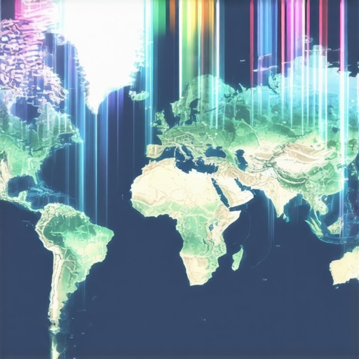 Map illustrating integration of external data sources like demographic and foot traffic analytics for enhanced local SEO strategy.