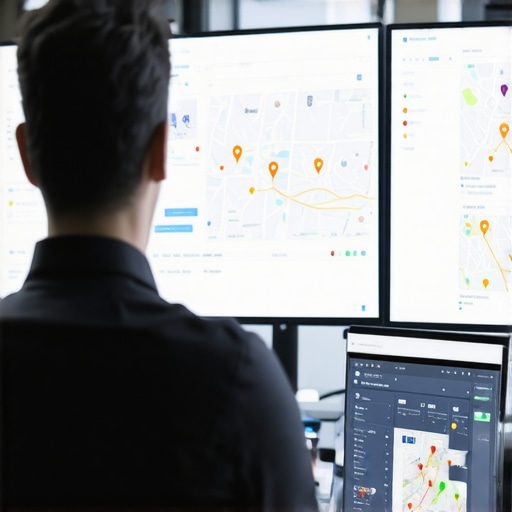 Expert analyzing geospatial data for local SEO optimization