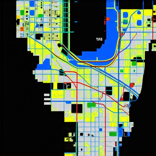 Visual representation of layered spatial data analytics for hyper-local marketing