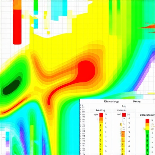 Interactive digital map showing real-time local search rankings and heat zones.