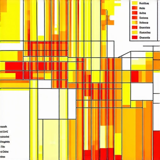 Heatmap overlay of business proximity and demographic data for local search optimization