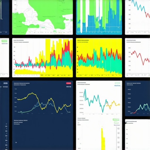 Interactive Geospatial Data Dashboard Screenshot of a dynamic map analytics dashboard showing geogrid layers and predictive modeling