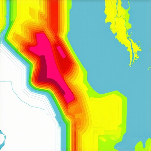 A detailed map showing demographic, infrastructural, and behavioral data layers for local SEO analysis.