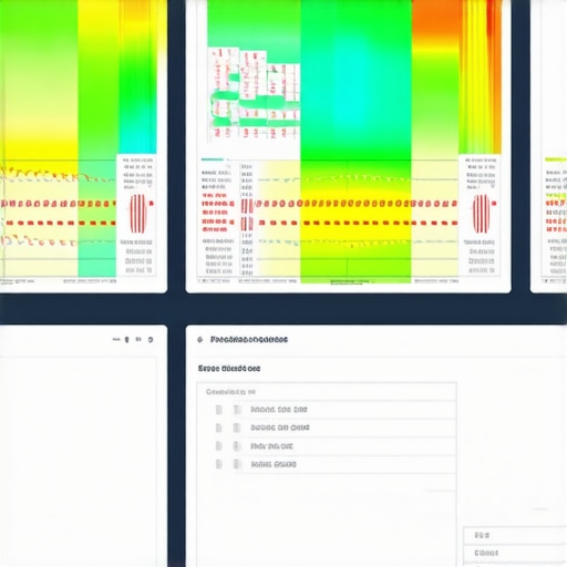 A detailed heatmap and analytical dashboard illustrating geospatial data across a city