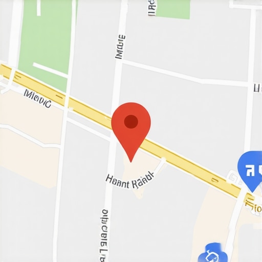 Map with geospatial data overlays and validation icons