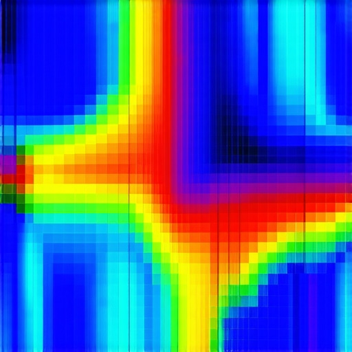 Illustration of advanced geogrid heatmap analysis techniques used for local SEO optimization.
