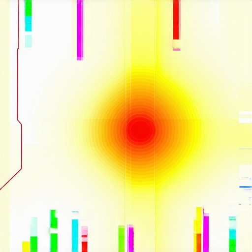 Heatmap analysis visualizing local search signals for SEO optimization
