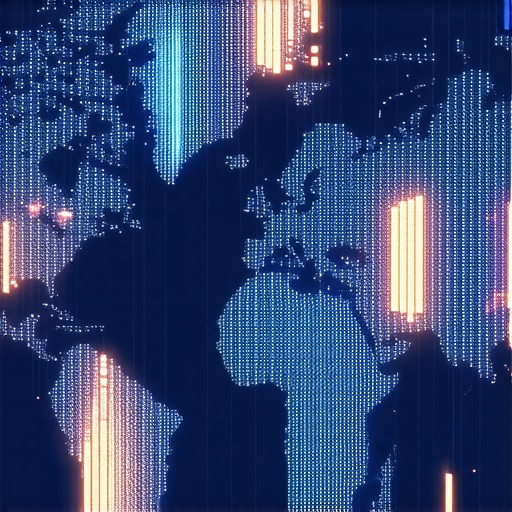 Diagram showing AI anomaly detection overlaying geogrid rank tracking data