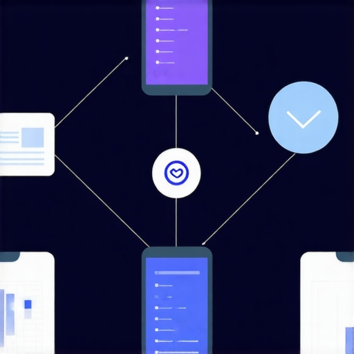 Diagram showing AI algorithms analyzing geospatial data to optimize Google Maps rankings