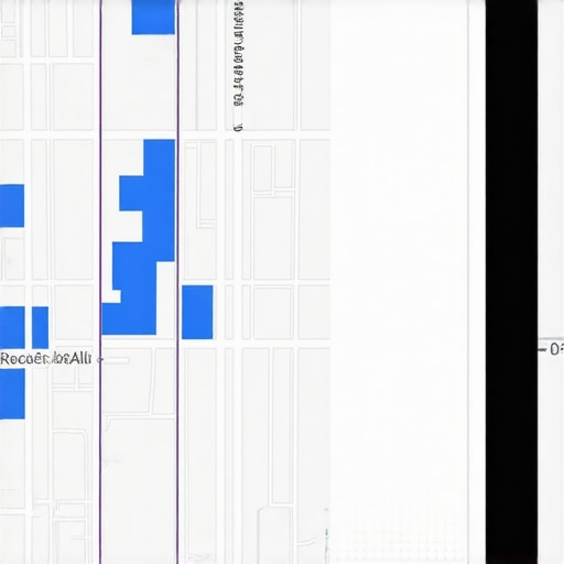 Advanced Geogrid Analytics for Local SEO Screenshot of a digital map with geogrid overlays, data points, and AI-powered insights.