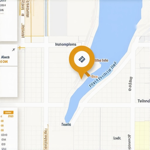 Digital map showing geogrid overlays and analytics dashboards with AI signals