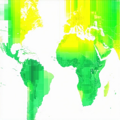 Advanced Geospatial Analytics Dashboard A high-tech digital map displaying live heatmaps, predictive geospatial insights, and data visualizations for local SEO.