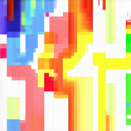 A detailed heatmap illustration displaying local search rankings across neighborhoods with color-coded zones