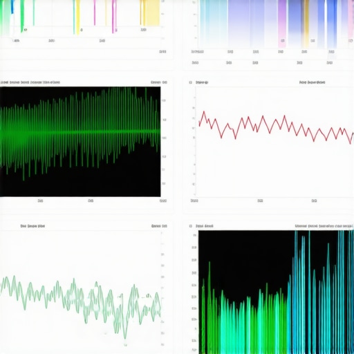 Geogrid Data Analysis for AI Filter Mitigation Screenshot of geogrid tracking dashboard displaying zone adjustments and suppression alerts