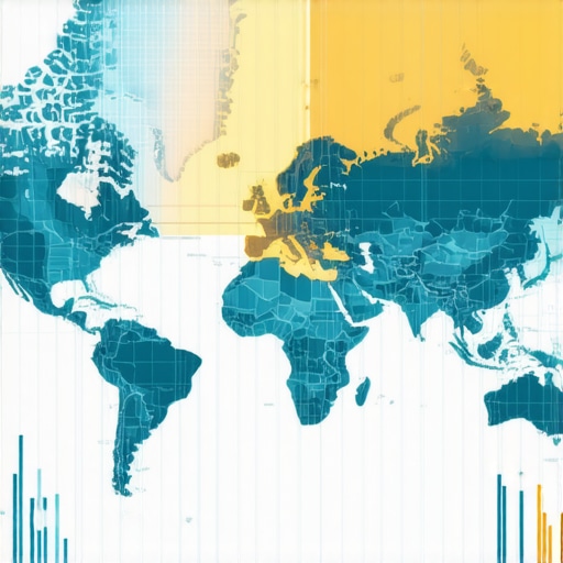 High-Tech Geogrid Mapping for Local SEO A detailed digital map with geogrid overlay showing local SEO data and AI analysis