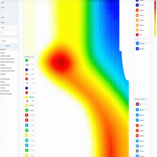 Urban Geospatial Analytics for Local SEO A high-tech dashboard displaying real-time urban heatmaps and geospatial zoning data.