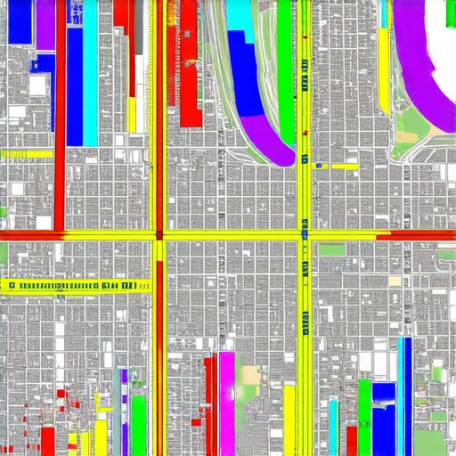 High-resolution 3D city model showcasing layered topography and infrastructure.