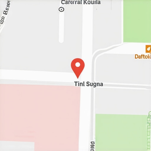 Real-Time Geospatial Signal Mapping Digital map displaying real-time geospatial signals and proximity monitoring for local SEO.